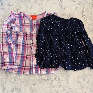 Joe Fresh Long sleeve Blouse Tops Bundle size 5T